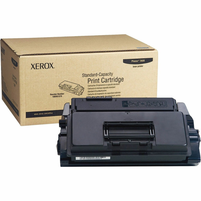 XEROX CORPORATION Xerox 106R01370  3600 Black Toner Cartridge, 106R01370