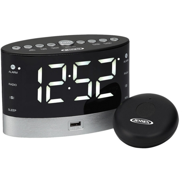 SPECTRA - JENSEN JCR-255 JENSEN Clock Radio - AM, FM - USB SPECTRA - JENSEN JCR-255 JENSEN Clock Radio - AM, FM - USB