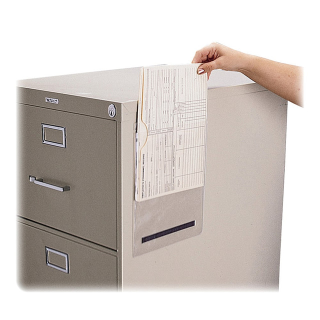 TATCO PRODUCTS, INC. 23912 Tatco Magnetic Pockets, 9in x 12in, Clear, Box Of 25 TATCO PRODUCTS, INC. 23912 Tatco Magnetic Pockets, 9in x 12in, Clear, Box Of 25