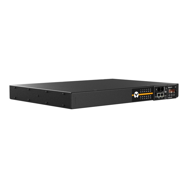 VERTIV Geist VP52101 Vertiv Geist Switched Rack PDU - 1U Rack| 16-20A| C13/C19| C20| Horizontal PDU - Vertiv Geist Upgradeable Rack Power Distribution Unit| 16A-20A| 120V-230V| 1U Rack Horizontal PDU| (12) Combination Outlets C13/C19| C20 Inlet|