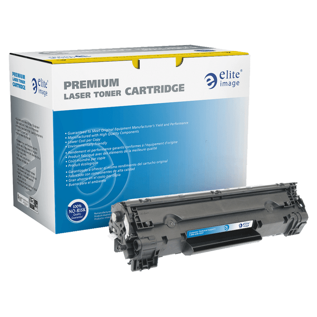 SP RICHARDS Elite Image 75977  Remanufactured Black Toner Cartridge Replacement For HP 83A, CF283A, ELI75977