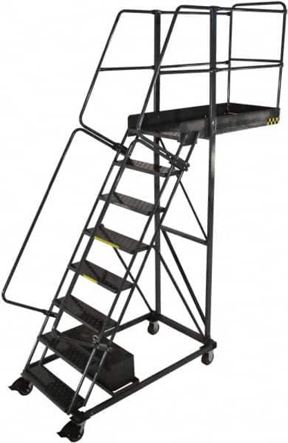 Ballymore CL-8-28 Steel Rolling Ladder: 8 Step