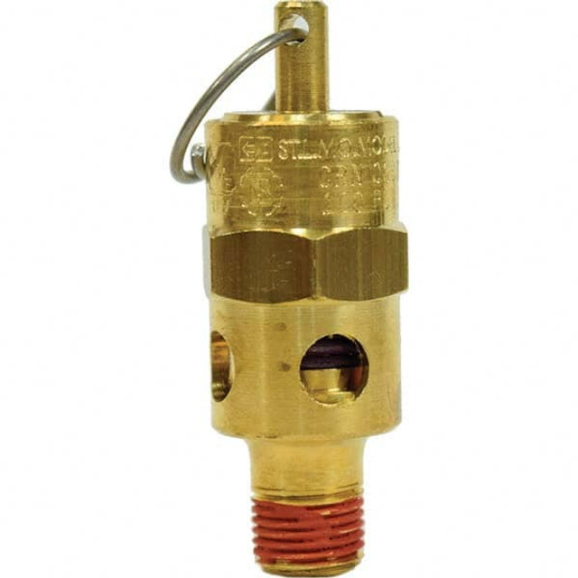 Control Devices SA12-1A125 ASME Safety Relief Valve: 1/8" Inlet, 109 CFM, 125 Max psi