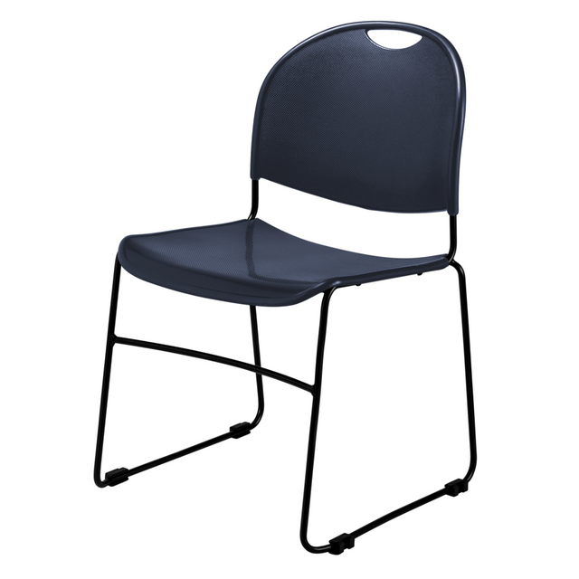 NATIONAL PUBLIC SEATING CORP National Public Seating 855-CL  Commercialine Stack Chair, Navy/Black