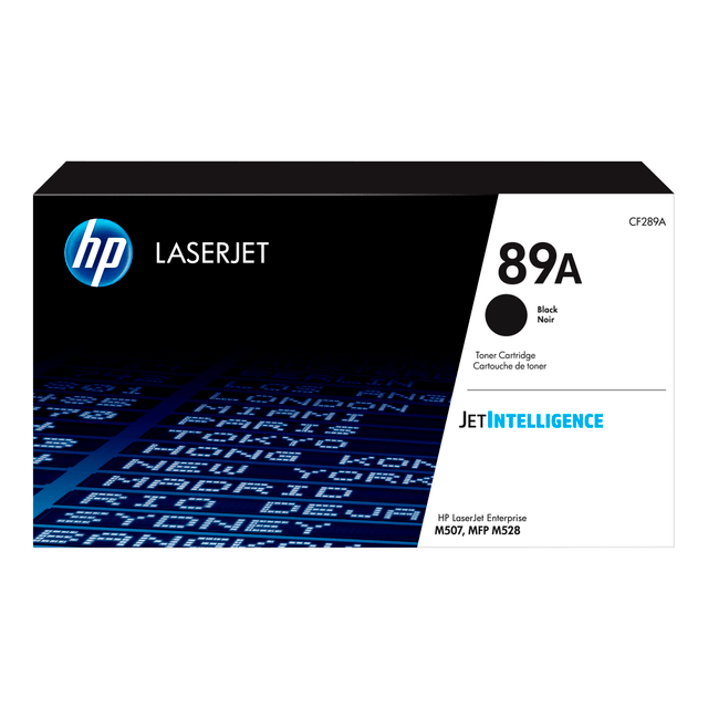 HP INC. CF289A HP 89A Black Toner Cartridge, CF289A