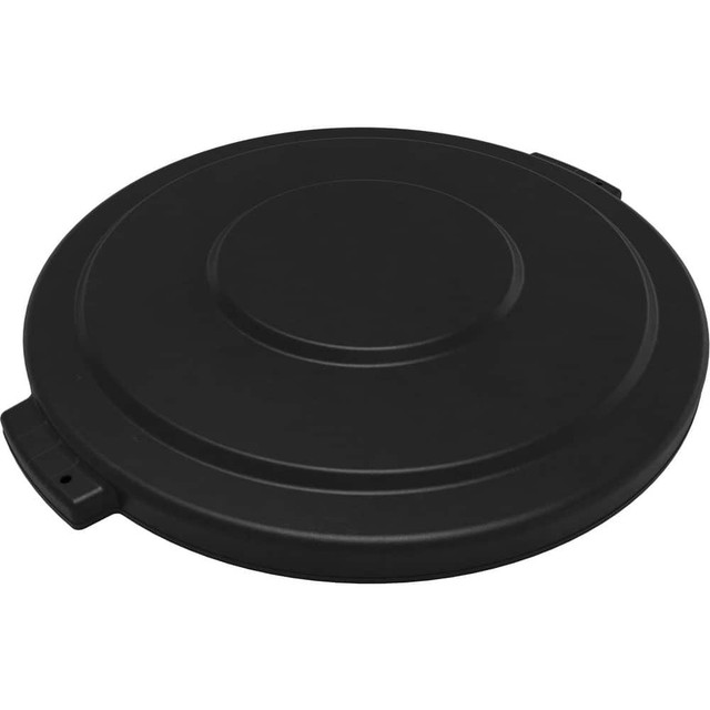Carlisle 84102103 Trash Can & Recycling Container Lids; Lid Type: Flat ; Lid Shape: Round ; Container Shape: Round ; Compatible Container Capacity: 20 Gallon ; Color: Black ; Material: HDPE