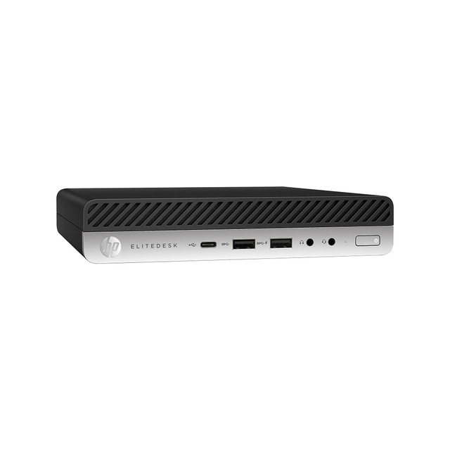 JOY SYSTEMS, INC HP J1-800G3MA05  EliteDesk 800 G3-Mini Refurbished Desktop PC, Intel Core i5-7500T, 8GB Memory, 256GB Solid State Drive, Windows 10 Pro