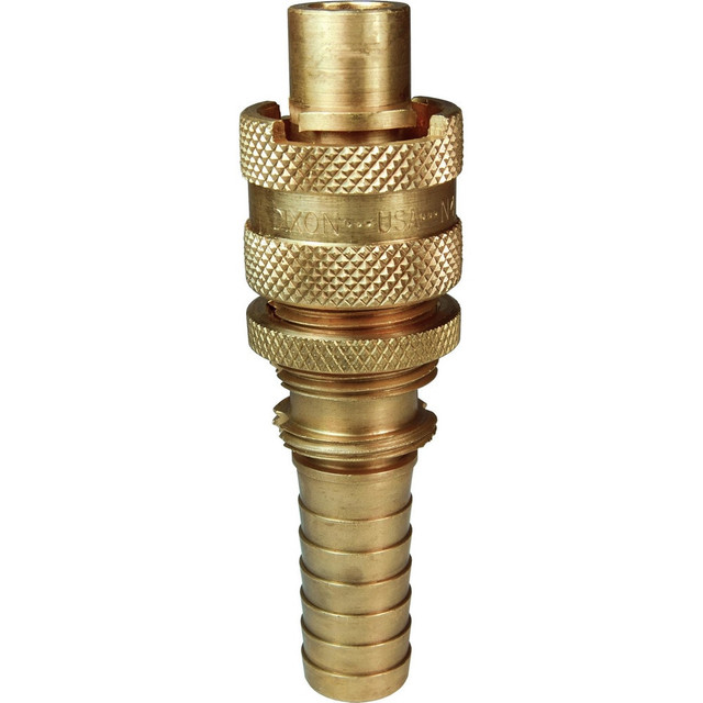 Dixon Valve & Coupling N4S6-B-LS Pneumatic Hose Fittings & Couplings; Fitting Type: Plug ; Type: Plug ; Interchange Type: Bowes ; Thread Type: Hose Barb ; Material: Brass ; Thread Standard: Non-Threaded