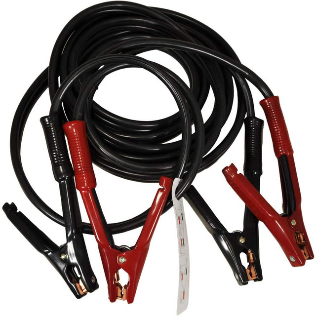 Associated Equipment 6161-12 Booster Cables; Cable Type: Booster Cable ; Wire Gauge: 1 AWG ; Wire Material: Copper ; Cable Length: 12.000 ; Function: Extra Heavy-Duty Booster Cable ; Cable Color: Red; Black