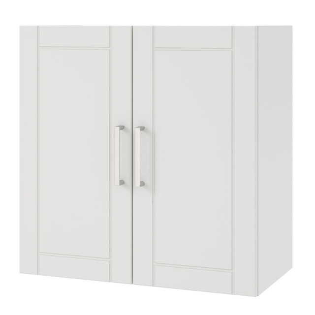 AMERIWOOD INDUSTRIES, INC. 7923403COM Ameriwood Home Callahan 24in Wall Cabinet, 2 Shelves, White