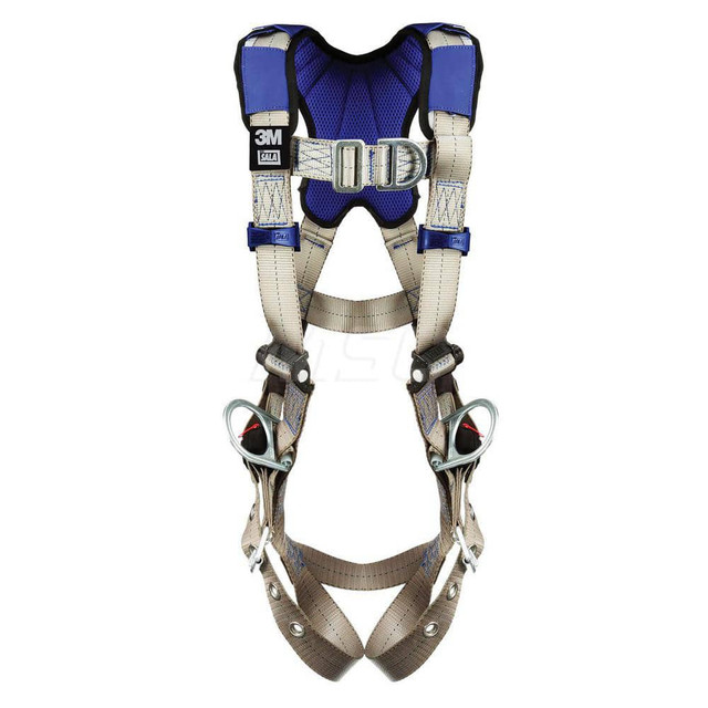 DBI-SALA 7012817465 Fall Protection Harnesses: 420 Lb, Vest Style, Size X-Large, For Climbing & Positioning, Back Front & Hips