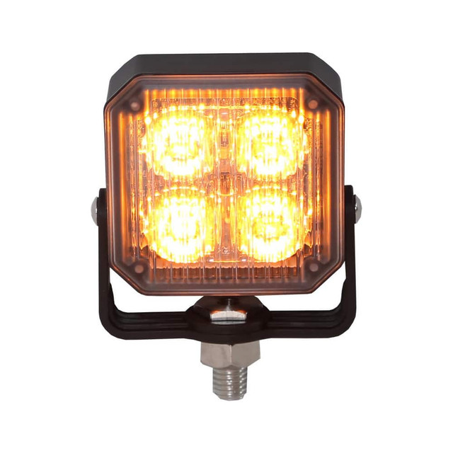 Buyers Products 8891800 Automotive Emergency Lights; Light Type: LED Strobe Light ; Color: Amber ; Number Of Heads: 1 ; Overall Length: 3.30in ; Overall Width: 1in ; Overall Height: 4.3in