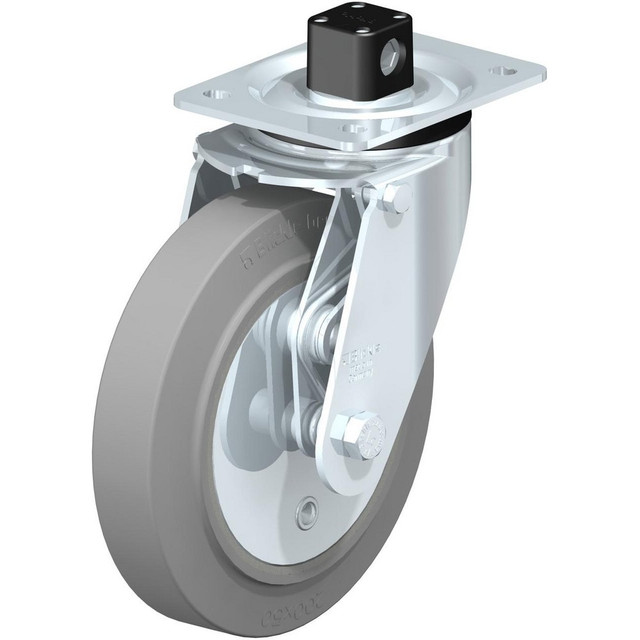 Blickle 913617 Top Plate Casters; Mount Type: Plate ; Number of Wheels: 1.000 ; Wheel Diameter (Inch): 6 ; Wheel Material: Polyurethane ; Wheel Width (Inch): 2 ; Wheel Color: Blue