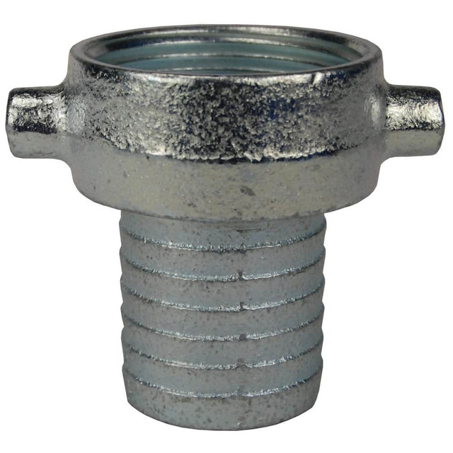 Dixon Valve & Coupling S32N Suction & Discharge Hose Couplings; Type: King Short Shank Suction Hose Coupling ; Coupling Type: Female Suction Coupling ; Coupling Descriptor: Short Shank Female Suction Coupling ; Material: Plated Iron ; Coupler Size (F