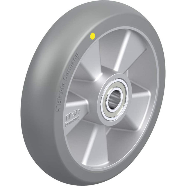 Blickle 936589 Caster Wheels; Wheel Type: Rigid; Swivel ; Load Capacity: 1765 ; Bearing Type: Ball ; Wheel Core Material: Die-Cast Aluminium ; Wheel Material: Polyurethane ; Wheel Color: Gray