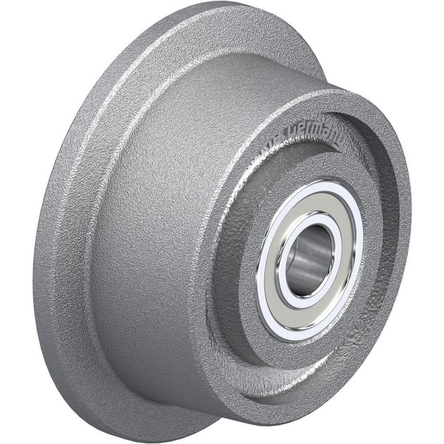 Blickle 008474 Caster Wheels; Wheel Type: Rigid; Swivel ; Load Capacity: 1765 ; Bearing Type: Ball ; Wheel Core Material: Cast Iron ; Wheel Material: Metal ; Wheel Color: Silver