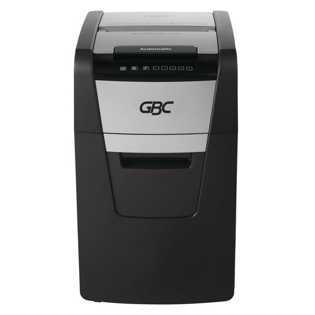 ACCO BRANDS USA, LLC WSM1757604 GBC AutoFeed+ 150-Sheet Cross-Cut Automatic Shredder, Black, WSM1757604 ACCO BRANDS USA, LLC WSM1757604 GBC AutoFeed+ 150-Sheet Cross-Cut Automatic Shredder, Black, WSM1757604