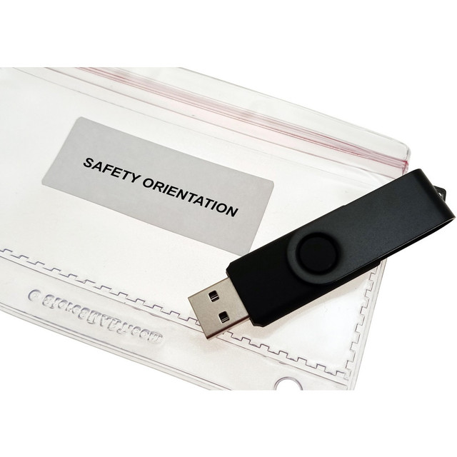 Marcom KCST427UET Multimedia Training Kits & Packages; Kit Type: Multimedia Training ; Topic: Safety Orientation ; Language: English ; Training Program Title: Safety Orientation in Construction Environments ; Media Format: USB ; Run Time: 17min