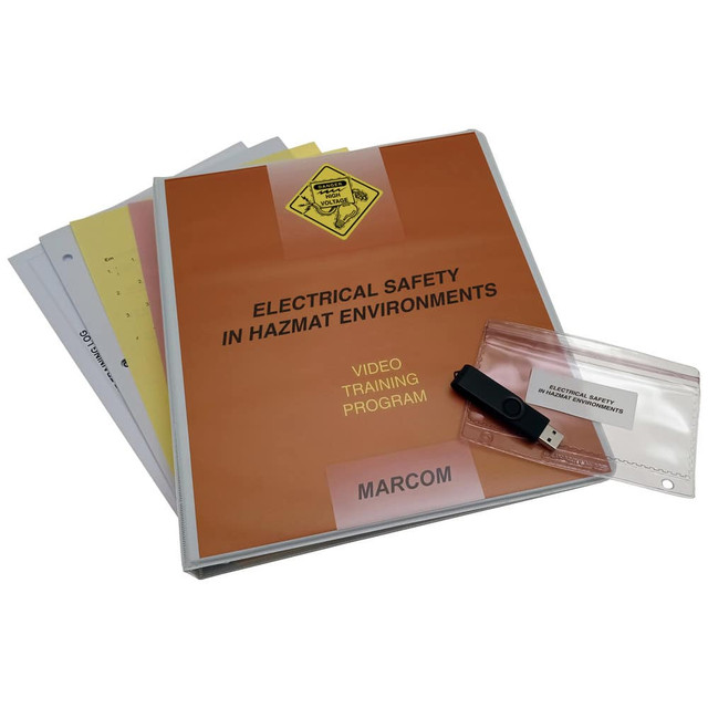 Marcom V000179UEW Multimedia Training Kits & Packages; Kit Type: Multimedia Training ; Topic: HAZWOPER ; Language: English ; Training Program Title: HAZWOPER Electrical Safety ; Media Format: USB ; Run Time: 24min