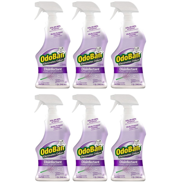 DRAGON TREE DISTRIBUTORS 9101016PK-OD OdoBan Odor Eliminator Disinfectant Spray, Lavender Scent, 32 Oz Bottle, Case Of 6 DRAGON TREE DISTRIBUTORS 9101016PK-OD OdoBan Odor Eliminator Disinfectant Spray, Lavender Scent, 32 Oz Bottle, Case Of 6