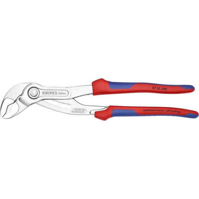 Knipex 87 05 300 Tongue & Groove Pliers; Joint Type: Groove ; Type: Pump Pliers ; Overall Length Range: 12 in to 17.9 in ; Side Cutter: No ; Handle Type: Comfort Grip ; Jaw Length (Inch): 1-37/64