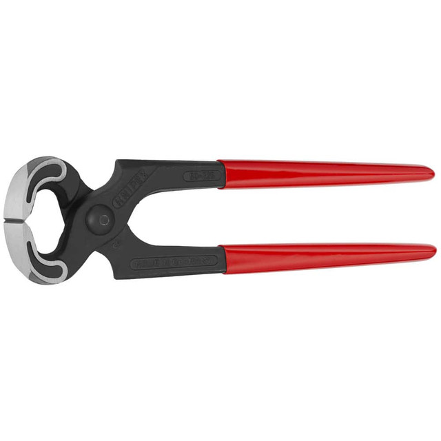 Knipex 50 01 225 Cutting Pliers; Insulated: No ; Type: Carpenters' Pincers ; Overall Length (Inch): 9in ; Handle Material: Plastic ; Handle Color: Red ; Overall Length Range: 9 in to 11.9 in