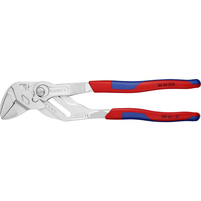 Knipex 86 05 250 Tongue & Groove Pliers; Joint Type: Groove ; Type: Pliers Wrench ; Overall Length Range: 9 to 11.9 in ; Side Cutter: No ; Handle Type: Comfort Grip ; Jaw Length (Inch): 2-3/8