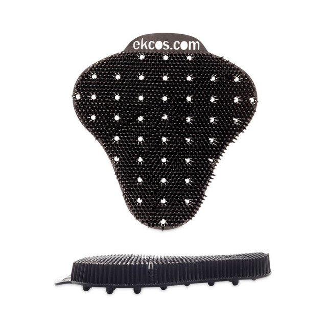 DIVERSEY EKS7BK12 ekcoscreen Urinal Screens, Mint Scent, Black, 12/Carton