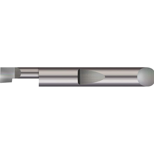 Micro 100 QBB3-100800 Boring Bars; Boring Bar Type: Boring ; Cutting Direction: Right Hand ; Minimum Bore Diameter (Decimal Inch): 0.1100 ; Minimum Bore Diameter (mm): 2.800 ; Material: Solid Carbide ; Maximum Bore Depth (Decimal Inch): 0.8000