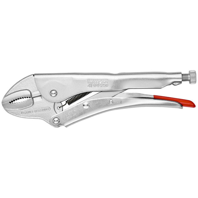 Knipex 41 04 250 Locking Pliers; Jaw Texture: Serrated ; Jaw Style: Serrated ; Overall Length Range: 9" - 11.9" ; Overall Length (Inch): 10in ; Handle Type: Standard ; Body Material: Steel