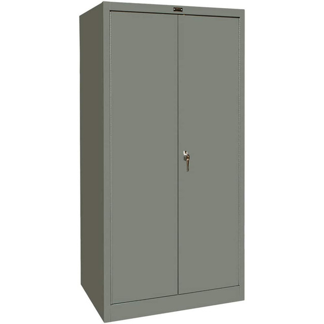 Hallowell 835W18A-HG Storage Cabinets; Cabinet Type: Wardrobe ; Cabinet Material: Steel ; Width (Inch): 36 ; Depth (Inch): 18 ; Cabinet Door Style: Solid ; Height (Inch): 78