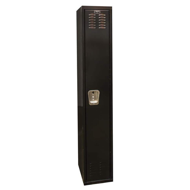 Hallowell U1282-1MP Lockers; Locker Style: Horizontal ; Locker Configuration: 1-Wide ; Assembled: No ; Shelf Capacity: 20 ; Handle Type: Recessed ; Locker Material: Steel