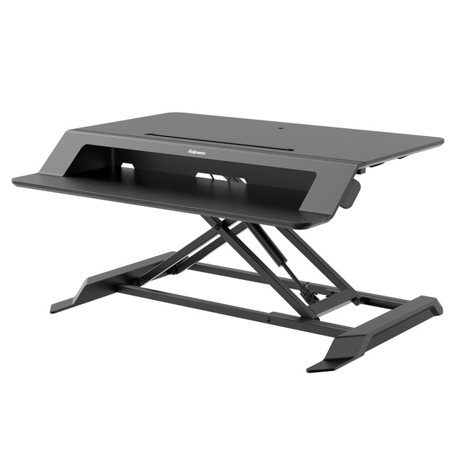 FELLOWES INC. 8215001 Fellowes Lotus LT Sit-Stand Workstation, Black FELLOWES INC. 8215001 Fellowes Lotus LT Sit-Stand Workstation, Black
