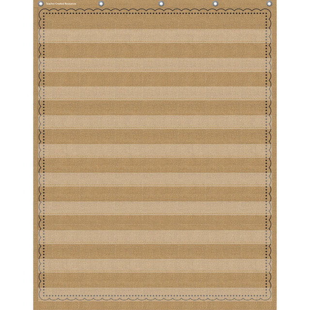 ARTHUR SCHUMAN INC. TCR20839 Teacher Created Resources 10-Pocket Pocket Chart, 34in x 44in, Burlap ARTHUR SCHUMAN INC. TCR20839 Teacher Created Resources 10-Pocket Pocket Chart, 34in x 44in, Burlap