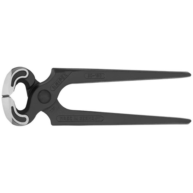 Knipex 50 00 180 Cutting Pliers; Insulated: No ; Type: Carpenters' Pincers ; Overall Length (Inch): 7-1/4in ; Handle Material: Steel ; Handle Color: Black ; Overall Length Range: 7 to 9.9 in