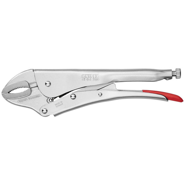 Knipex 41 04 300 Locking Pliers; Jaw Texture: Serrated ; Jaw Style: Serrated ; Overall Length Range: 12" - 17.9" ; Overall Length (Inch): 12in ; Handle Type: Standard ; Body Material: Steel