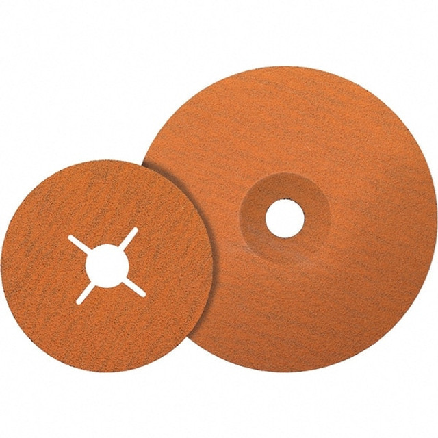 WALTER Surface Technologies 15X506 Fiber Disc: 5" Disc Dia, 7/8" Hole, 60 Grit, Ceramic