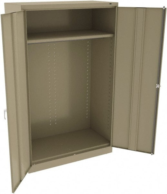Tennsco J2478A-N-W-SD Wardrobe Storage Cabinet: 48" Wide, 24" Deep, 78" High