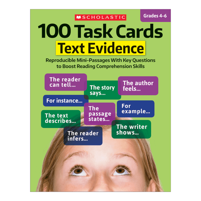Watch reading comprehension skills skyrocket with these 100 informational text cards! Each card contains a high-interest mini-passage and 5 key questions to enhance skills in making inferences, author's purpose and citing text evidence.  Fascinating, fact-based content to motivate young learners.  Offers age-appropriate, lively, high-quality text passages.  A wide variety of text types to keep your students engaged.  Sample answers help teachers assess how students are absorbing the material.  Highly engaging content is designed by trade professionals.  Helps students identify and effectively cite text evidence.