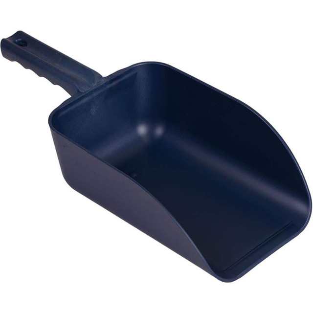 Remco 6500MD3 82 oz Blue Polypropylene & Semi-Ferrous Additive Flat Bottom Scoop