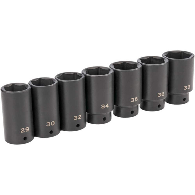 Tekton SID92003 Socket Sets; Set Type: Socket Set ; Measurement Type: Metric ; Drive Size: 1/2 in ; Tool Type: Impact Socket Set ; Material: Steel ; Container Type: None