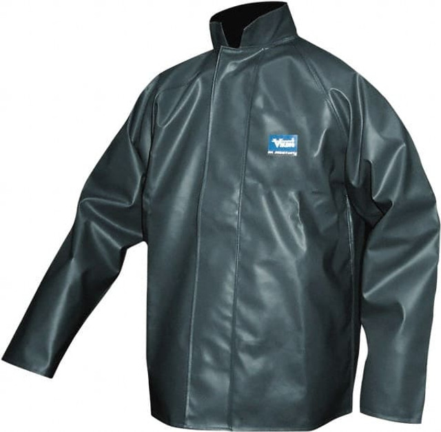 Viking 4110J-XL Rain Jacket: Size X-Large, Green, Polyester