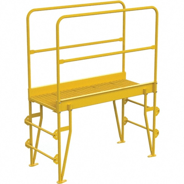 Vestil COLV-3-34-44 3-Step Steel Step Ladder: 78-5/8" High