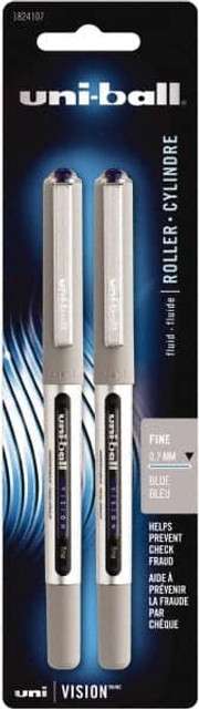 Uni-Ball 1824107 Stick Pen: 0.7 mm Tip, Blue Ink