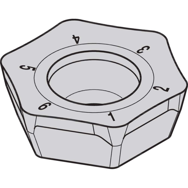 Widia 5895784 Milling Insert: HPGT06T3DZERLD, WP25PM, Carbide