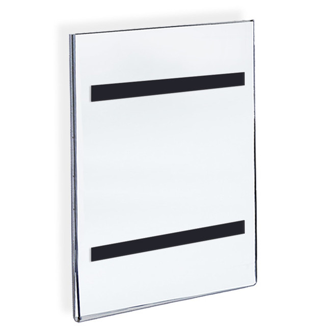 AZAR DISPLAYS 129932 Acrylic Sign Holders With Magnetic Strips, 17in x 11in, Clear, Pack Of 10 AZAR DISPLAYS 129932 Acrylic Sign Holders With Magnetic Strips, 17in x 11in, Clear, Pack Of 10