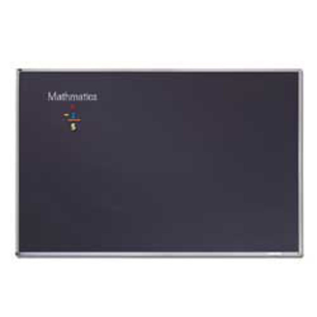 ACCO BRANDS USA, LLC PCA406B Quartet Education Magnetic Porcelain Chalkboard, 72in x 48in, Black Aluminum Frame