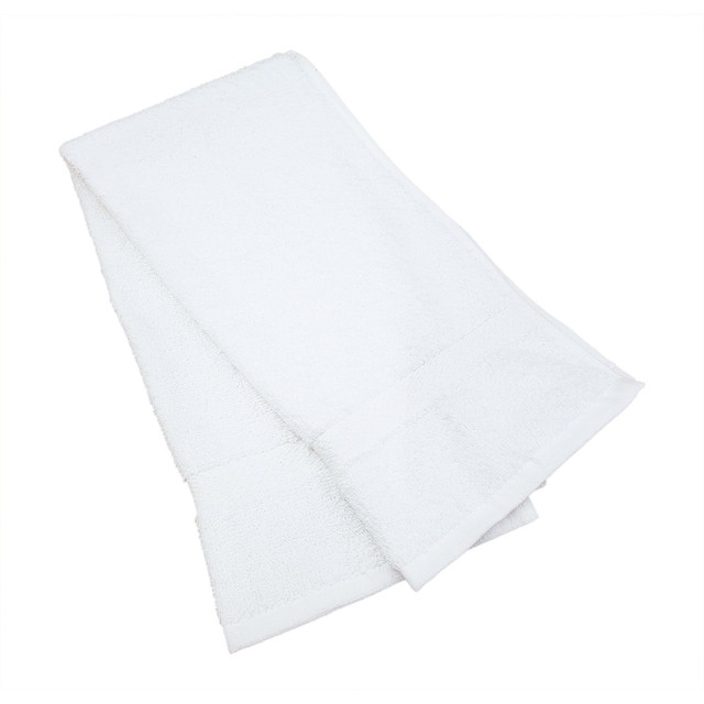 R&R TEXTILE MILLS INC X02320-12 Spa and Comfort Hand Towels, 16in x 30in, White, Pack Of 12 Towels