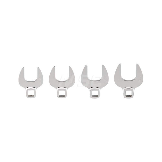 Tekton WCF90403 1/2 Inch Drive Crowfoot Wrench Set, 4-Piece (1-1/16 - 1-1/4 in.)