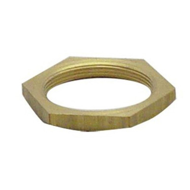 T & S BRASS AND BRONZE WORKS, INC. 000960-20 T&S Brass Body Bottom Lock Nut, 1-1/2in, 1-1/4-24 UNS Female Threading